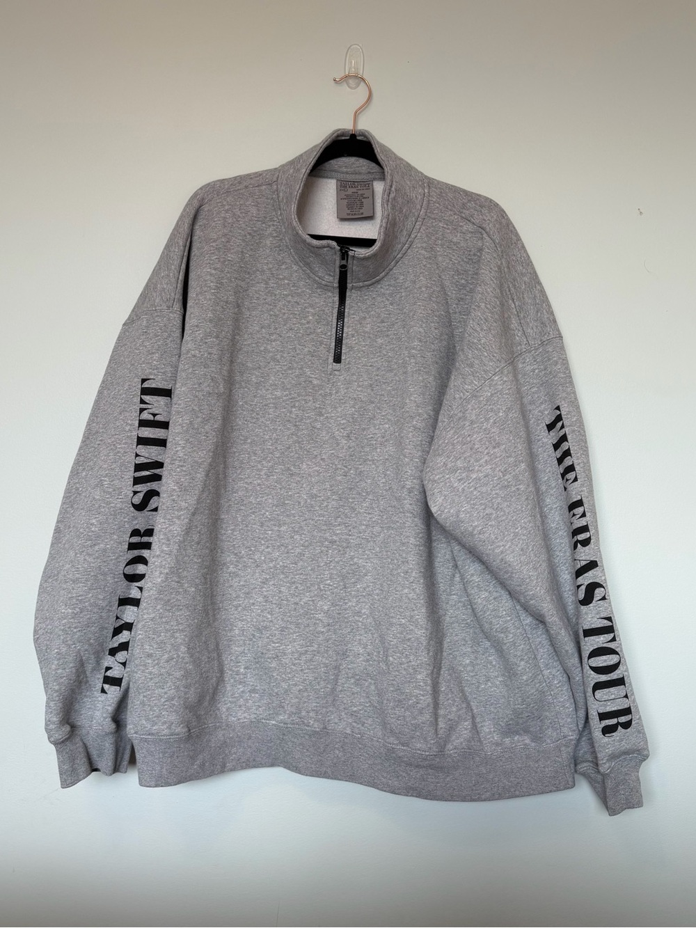 Taylor Swift - The Eras tour grey quarter zip